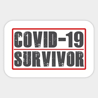 Corona Covid-19 Survivor Sticker